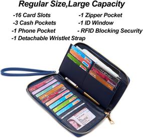 img 3 attached to 👜 Стильный набор из 3-х женских кошельков и бумажника: сумка на плечо, сумка-тоут, сатчель и перекидной мешок с соответствующим кошельком.