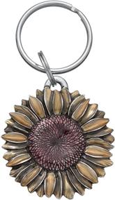 img 3 attached to Danforth Sunflower Pewter Keyring Handcrafted