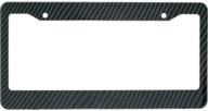 carbon fiber license plate frame exterior accessories and license plate covers & frames logo