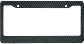 img 1 attached to Carbon Fiber License Plate Frame Exterior Accessories and License Plate Covers & Frames