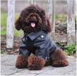 cuteboom leather jacket motorcycle clothing dogs in apparel & accessories logo