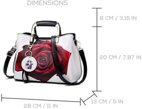 img 2 attached to 👜 Women's Handbags & Wallets: Stylish Satchels, Crossbody, and Shoulder Messenger Bags