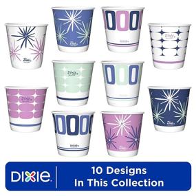 img 2 attached to Dixie Paper Bath Cups, 3 oz, Pack of 400, Assorted Colors and Styles