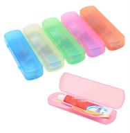 🦷 travel toothbrush case with portable storage box - convenient toothpaste holder for toothbrushes logo