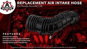 img 3 attached to 🚗 Honda Accord 2.4L 2003-2007 Air Intake Hose - Replace 17228-RAA-A00, 696-739 - Intake Filter Tube