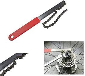 img 3 attached to Efficient and Versatile LORJE Flexible Bike Chain Whip Sprocket Removal Tool for Cycling Enthusiasts