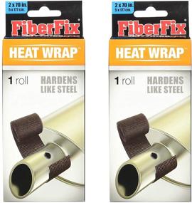 img 4 attached to 🔥 FiberFix Heat Wrap for Exhaust Pipes and High-Temperature Repairs, 2x70 inches (Pack of 2)