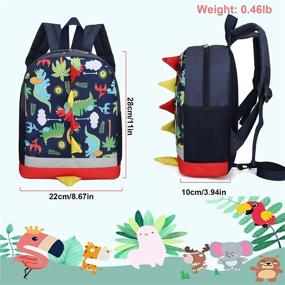 img 3 attached to Adorable BABY DIARY Backpack: Perfect for Preschool and Kindergarten!