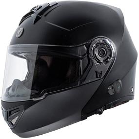 img 4 attached to TORC T27B1 FWT RS L T27B Full Face Modular Helmet with Blinc Bluetooth: Ultimate Protection & Connectivity for Riders