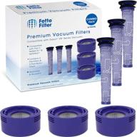 🔍 fette filter - vacuum filter set: 3 pre filters &amp; 3 hepa filters for dyson v7 &amp; v8 absolute and animal cordless vacuums, part # 965661 &amp; 967478 логотип