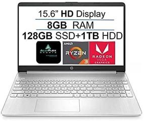 img 2 attached to 💻 HP 15 15.6" HD Display Laptop - Ryzen 3 3250U, 8GB RAM, 128GB SSD+1TB HDD - Remote Work Ready