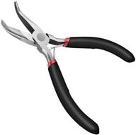 🔧 5 inch bent chain nose jewelry pliers: ideal tool for jewelry making, crafting, and repair logo