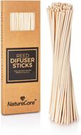 naturecore rattan reed diffuser sticks - 100 pcs of 10 inch natural essential oil aroma diffuser fragrance sticks логотип