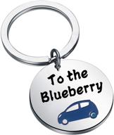 🔵 faadbuk psyc inspired blueberry keychain: perfect gift for psyc tv show fans logo