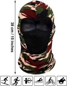 img 1 attached to 🌞 Stay Cool and Protected: 9-Piece Summer Balaclava Face Cover for Outdoor Activities