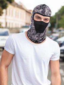 img 2 attached to 🌞 Stay Cool and Protected: 9-Piece Summer Balaclava Face Cover for Outdoor Activities