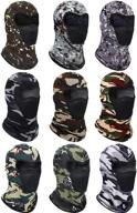 🌞 stay cool and protected: 9-piece summer balaclava face cover for outdoor activities logo