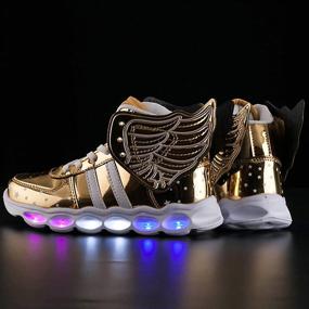 img 2 attached to 👟 BFOEL Waterproof Breathable Sneakers for Girls - Colorful Athletic Shoes