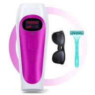 ipl laser hair removal device: 999,900 flashes, at-home permanent & painless light hair removal for women and men - face, armpits, and full body logo