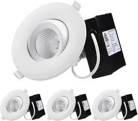 img 4 attached to 💡 Torchstar Junction Box Downlight for Recessed Lighting