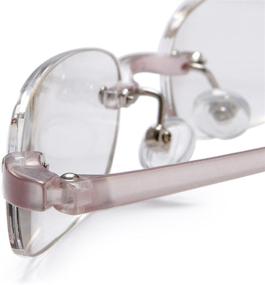 img 1 attached to Reading Glasses with 2.25 Strength, Visualites #5, Pearl Frame & Clear Lens