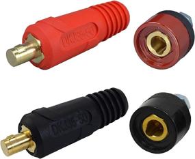 img 4 attached to 🔌 High-Quality RIVERWELD TIG Welding Cable Panel Connector: DKJ35-50 & DKZ35-50 Dinse Dinze Quick Fitting