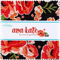 🎨 riley blake ava kate 5 inch stacker fabric - 42 pieces logo