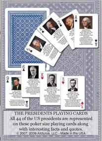 img 1 attached to 🃏 Колода игральных карт The Presidents Channel Craft Games