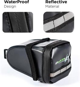 img 2 attached to EBIKELING Waterproof Bicycle Saddle Bag - Under Seat Bike Bag - Cycling Bag for Bike Seat