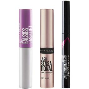 img 1 attached to 💄 Maybelline New York Glam Mini Mascara and Eyeliner Makeup Gift Set, 1 Count - The Perfect Gift of Glamour