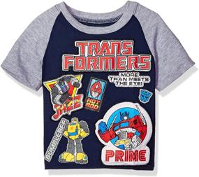 img 1 attached to Transformers Patch Toddler Sleeve T Shirt