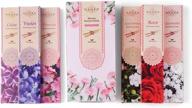 🌸 experience the exquisite scent of naqsh premium hand rolled incense 6x20 - assorted pack of 6 for a flowery aura logo