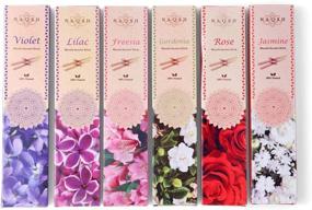 img 2 attached to 🌸 Experience the Exquisite Scent of NAQSH Premium Hand Rolled Incense 6x20 - Assorted Pack of 6 for a Flowery Aura