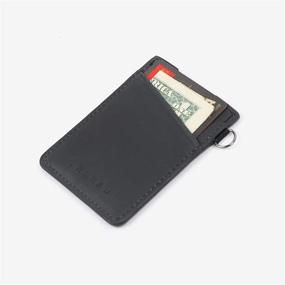 img 1 attached to 👔 Thread Wallets Vertical Minimalist Wallet: Stylish and Functional Men's Accessory