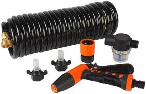 img 1 attached to 🚿 SEAFLO 70 PSI Washdown Deck Wash Pump Kit: Powerful 12v 5.0 GPM Solution for Caravan, RV, Boat, Marine, Yacht - FBA Included