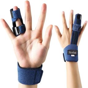 img 4 attached to 🤞 Finger Extension Splint - Trigger Finger, Mallet Finger, Immobilization, Fractures & More (Pack of 10)