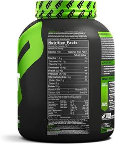 img 2 attached to Протеиновый порошок Muscle Pharm Combat: основной сывороточный, изолят, казеин и яичный протеин с BCAA и глутамином для восстановления, вкус шоколадного арахисового масла, банка 4 фунта, 52 порции.