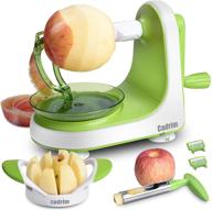 efficient 3-in-1 stainless steel apple peelers, slicer, corer - cadrim apple peeler with 4 suction cups logo