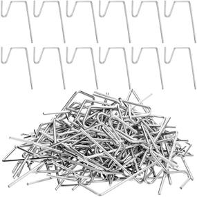 img 4 attached to 🎄 Ripeng 100-Piece Stainless Steel Christmas Light Hooks - Easy Gutter Grid Installation for Outdoor String Lights (Silver)