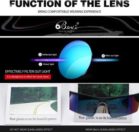 img 1 attached to Polarized Sports Sunglasses TR90 Unbreakable Frame for 🕶️ Men and Women - Ideal for Running, Cycling, Golf, Baseball