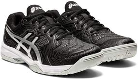 img 3 attached to ASICS Gel Dedicate Women's Tennis Shoes - Silver Athletic Footwear for Women