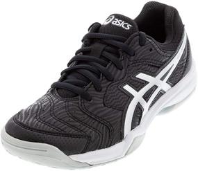 img 4 attached to ASICS Gel Dedicate Women's Tennis Shoes - Silver Athletic Footwear for Women