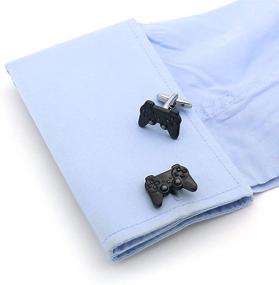 img 1 attached to GamePad Painting Material Joystick Cufflinks
