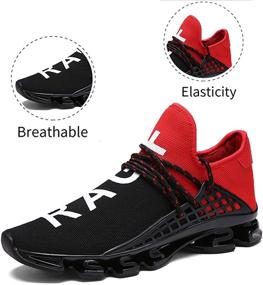 img 3 attached to 👟 Ahico Breathable Lightweight Sneakers: Unbeatable Comfort and Style