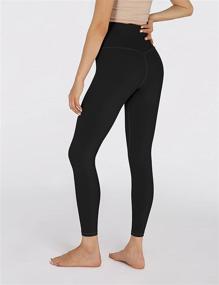 img 3 attached to 🏋️ ODODOS Women's Cross Waist Yoga Leggings with Inner Pocket and High Performance for Sports, Gym, Workout, and Running - Inseam 25"/28