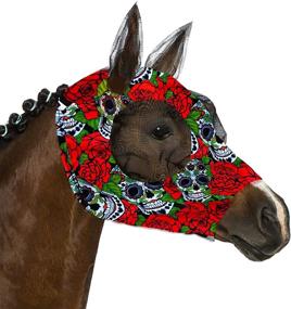 img 4 attached to 🐴 Firecos Horse Fly Mask with Ears: Ultimate Comfort and Protection from Insect Bites for Standard Horses