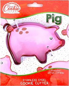 img 4 attached to 🐷 Пресс для печенья свиньи премиум качества - прочная стальная конструкция