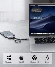 img 1 attached to 💻 Efficient Data Transfer: SATA to USB C Cable for Fast Connectivity