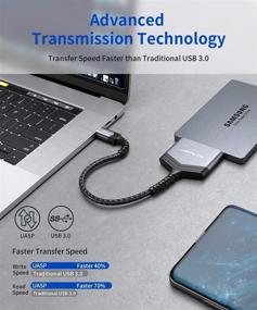 img 2 attached to 💻 Efficient Data Transfer: SATA to USB C Cable for Fast Connectivity