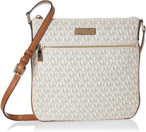 img 4 attached to 👜 Large Flat Crossbody Bag by MICHAEL Michael Kors